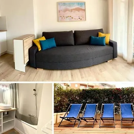 Apartment Grande Terrasse Coeur Port 5 Pers *