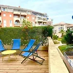 Grande Terrasse Coeur Port 5 Pers Fréjus